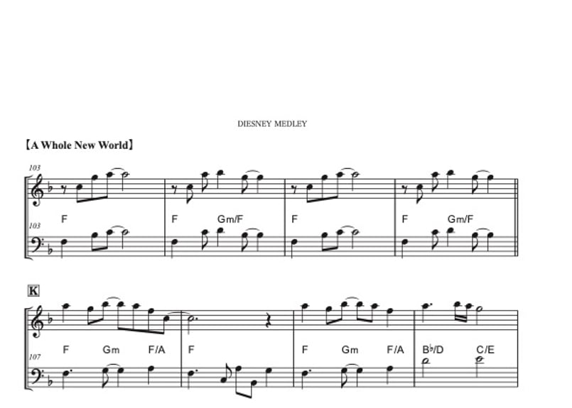 ディズニーメドレー」フルート＆トロンボーン二重奏 | DuoDuo【二重奏
