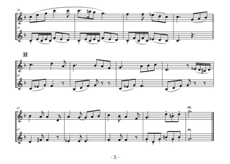 海の見える街」トランペット二重奏[MM4］ | DuoDuo【二重奏楽譜専門店】