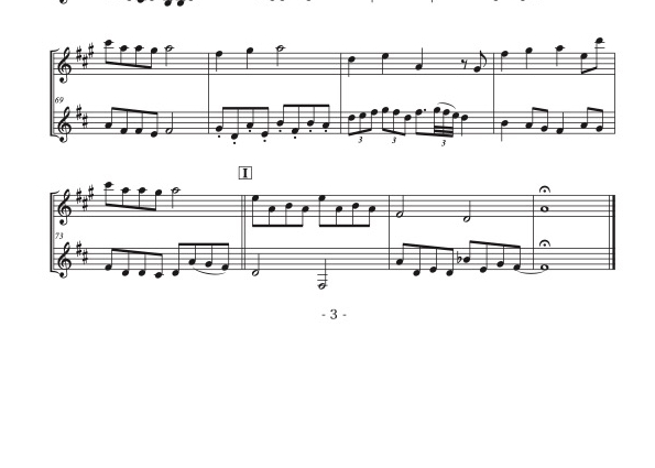 点描の唄」クラリネット＆アルトサックス二重奏［MM3.5］ | DuoDuo