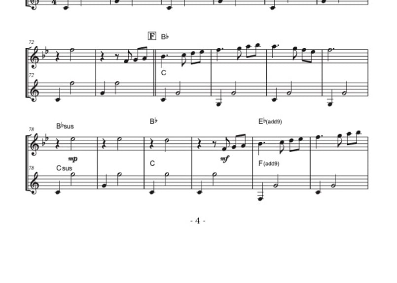 ニュー・シネマ・パラダイス」フルート＆クラリネット二重奏［MM3