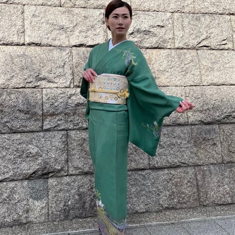 Ｋ.Midori上質正絹訪問着 訪問着レンタル｜お宮参り,七五三,入学式の母親の着物