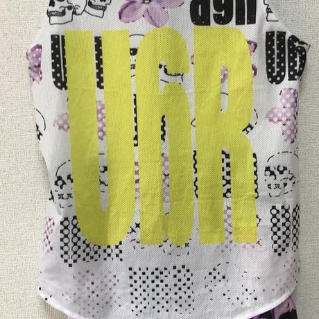 クレイジー柄ノースリーブシャツ