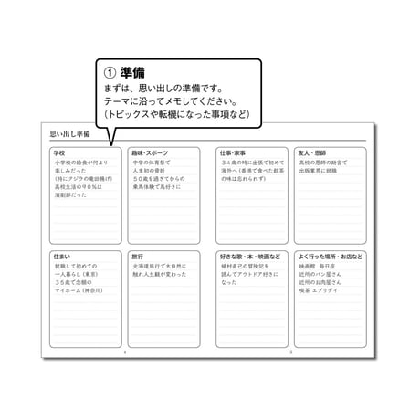 思い出ノート【1冊】