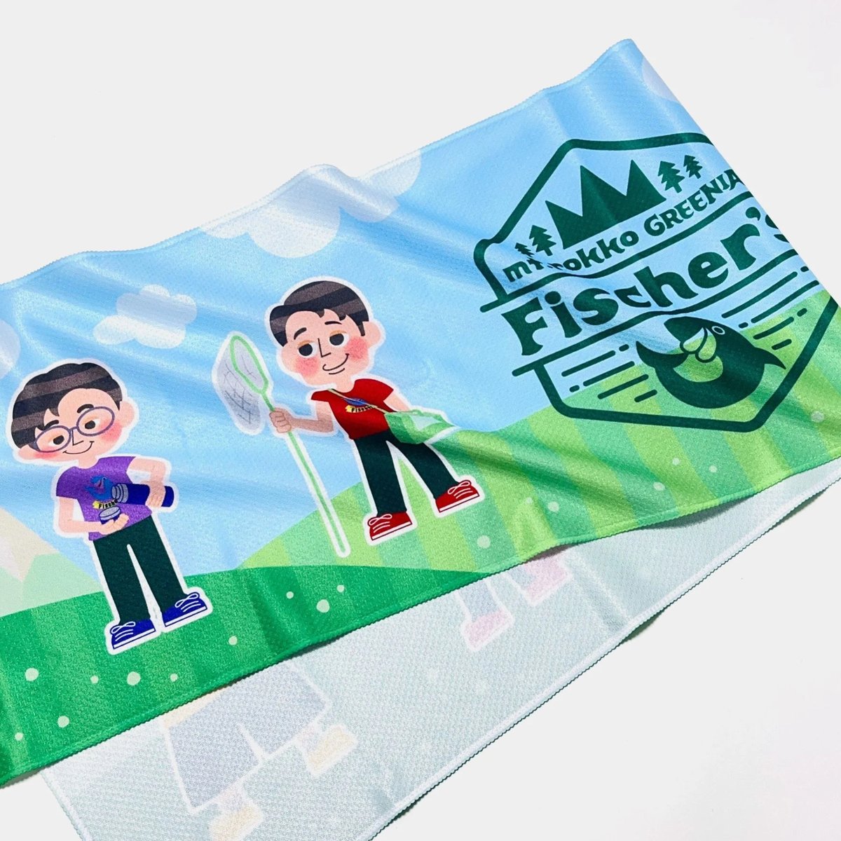 フィッシャーズ・YouTuber タオル フィッシャーズ ひんやりタオル (GREENIA Ver.) | GREENIA Online