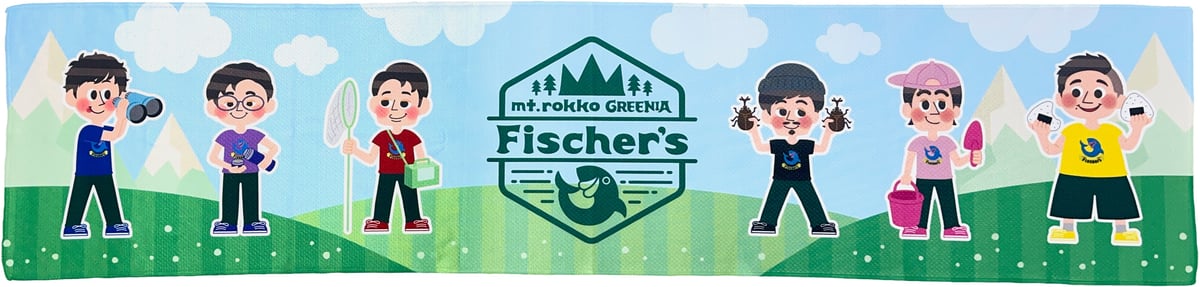 フィッシャーズ　Fischer’s　グッズ　GREENIA　アクスタ　タオル フィッシャーズ ひんやりタオル (GREENIA Ver.) | GREENIA Online