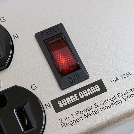 【新商品】【ノイズフィルタ搭載】STEEL TAP 2種類(AC6個口/AC4個口＋USB) 1.8m