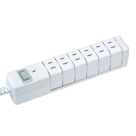 【両挿し対応】TAPKING AC12個口 全2色（ホワイト/ベージュウッド)