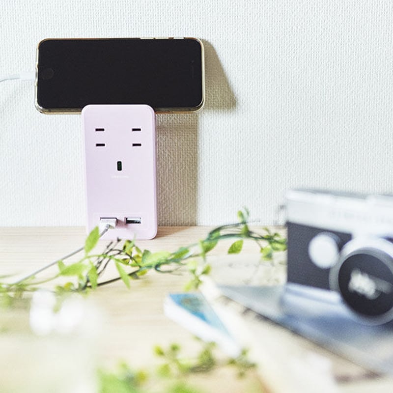 ギフトバッグ対象】【選べる14色】SATI COLOR AC4個口 4.2A USB TYP