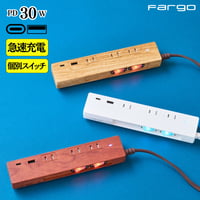 【節電スイッチ付き】【急速充電PD30W対応】 全3色 AC3個⼝  PD30W USB- C/A  1m/2m