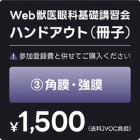 ③角膜・強膜 ハンドアウト（冊子）