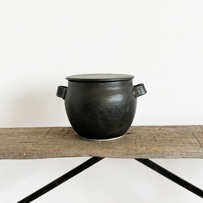 予約販売】味噌壺（黒） | ten to ten