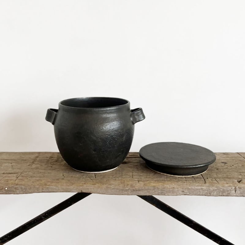 予約販売】味噌壺（黒） | ten to ten