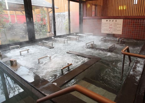 土日祝限定【大人用】岩盤浴お得セット （入浴＋岩盤浴＋レンタルタオル） チケット 嘉島湯元水春