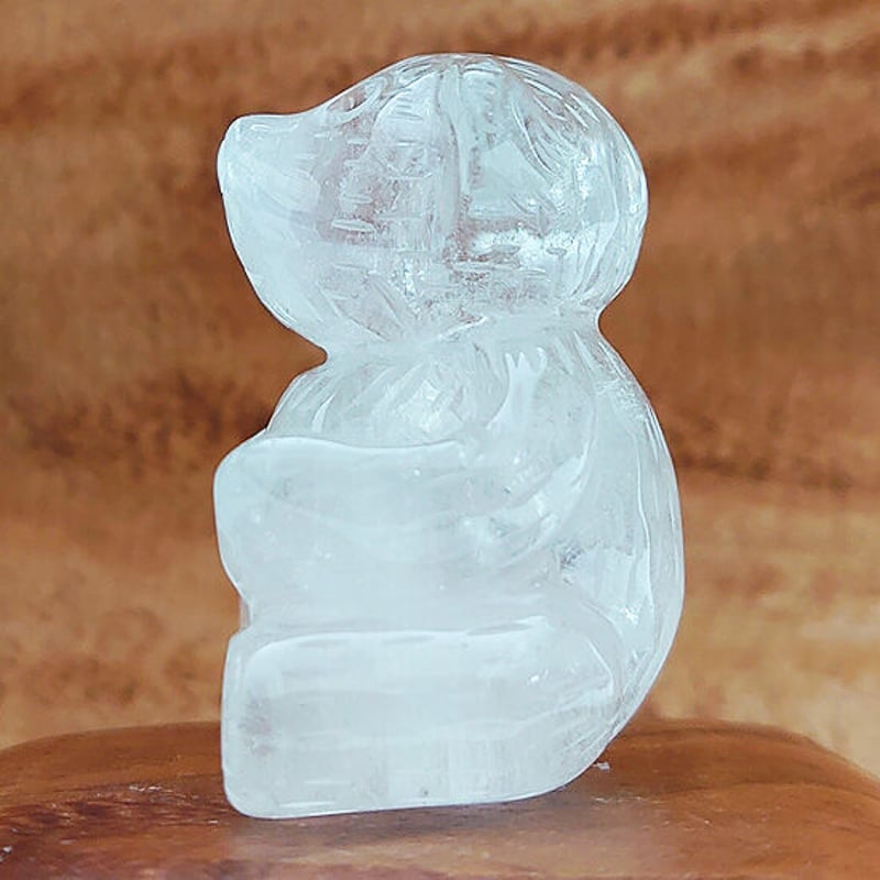 天然石 ラッキーベア ほっこりクマさん クリスタル（水晶） | Crystal