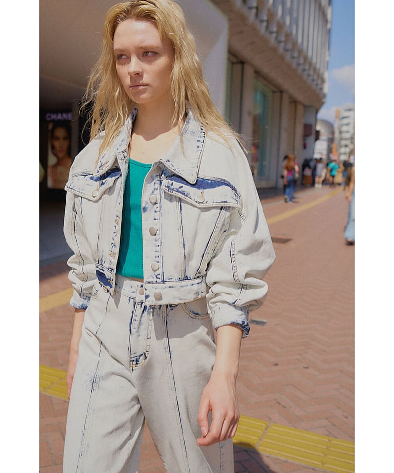 DAMAGE DENIM G-JEAN（SAX） | VIVAMUS
