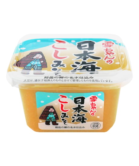 日本海味噌醤油　雪ちゃんの日本海こしみそ　500g
