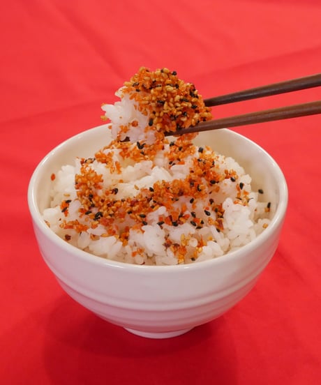 味の坊　岩井のごま辣油使用　らー油ふりかけ　40ｇ　×10個