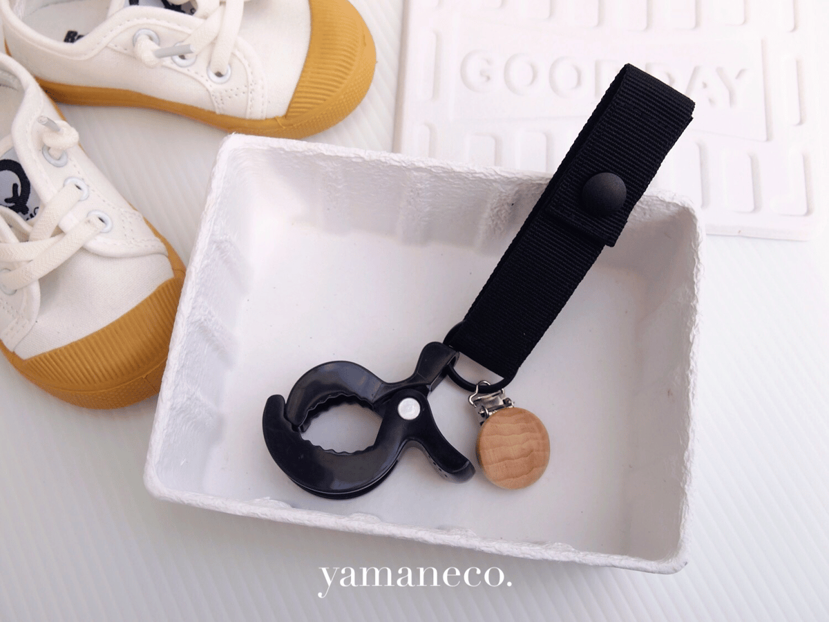 2wayプラスチックシューズクリップ 木製丸クリップ付 | yamaneco.