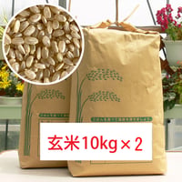 ファームランドのお米（ヒノヒカリ）玄米10kg　2個