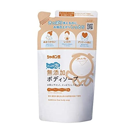 シャボン玉石けん　無添加ボディーソープたっぷり泡　詰替用470ml