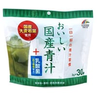 ユニマットリケン　おいしい国産青汁＋乳酸菌　3g×30袋