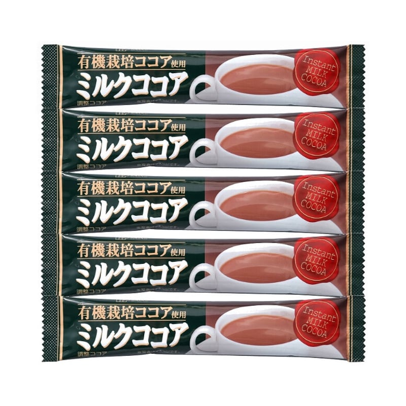 創健社 有機栽培ココア使用 ミルクココア 16g×5袋 | 日の丸薬局