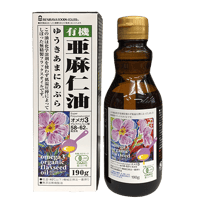 紅花食品　有機亜麻仁油　190g