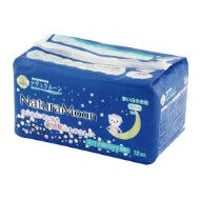 ナチュラムーン　生理用ナプキン多い日の夜用　羽なし12個入【医薬部外品】