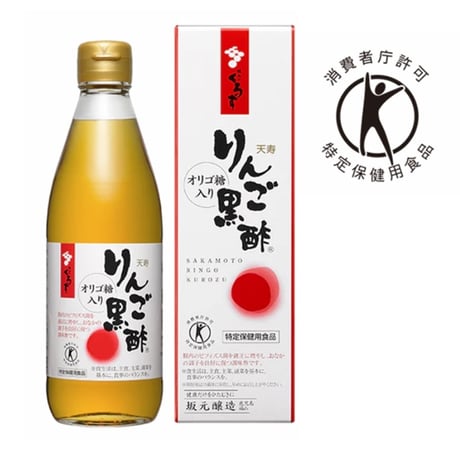 坂元醸造　天寿りんご黒酢　700ml