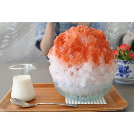 信州自然王国　かき氷シロップ　いちご味　260g