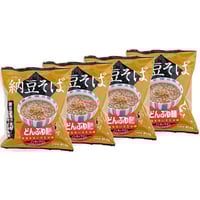 トーエー食品　ひきわり納豆そば　どんぶり麺　81.5g×4袋
