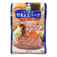 三育フーズ　てり焼き野菜大豆バーグ　100g