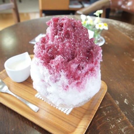 信州自然王国　かき氷シロップ　ブルーベリー味　260g