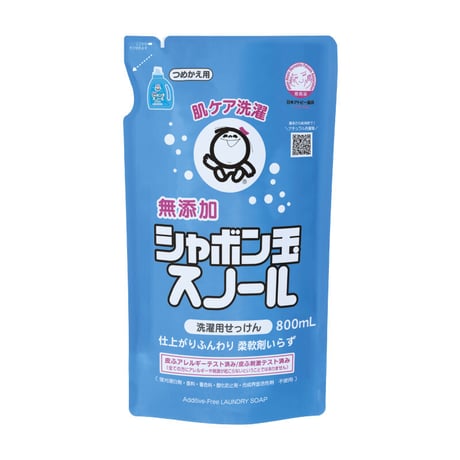 シャボン玉せっけん　シャボン玉スノール　詰め替え用 800ml
