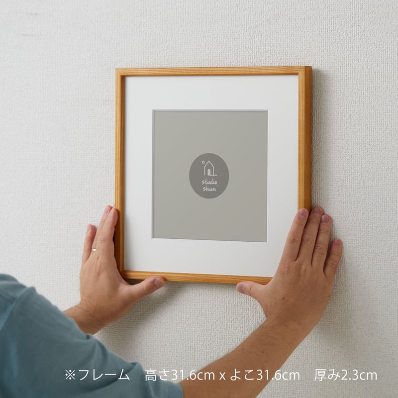 F0006_月とバナナ ＜額付き＞ | studio.shun
