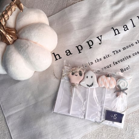 ［ハロウィンクッキーC］　　Petit Pops set （4個入り）