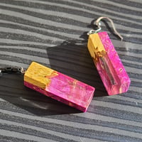 ピアス  赤紫