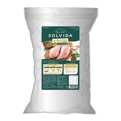 SOLVIDA ソルビダ グレインフリー チキン 室内飼育成犬用（アダルト） 140g/900g/1.8kg/3.6kg/5.8kg/12kg ドッグフード ドライフード
