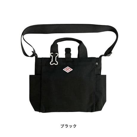 ROOTOTE ルートート SN.スクエア.DOG.BUDDY-B ワンちゃんのお散歩バッグ 犬 軽量 撥水 多機能 ショルダー付き ハンドバッグ