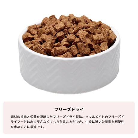 SoulMate ソウルメイト ドッグ フリーズドライ レッドミート お試しサイズ 20g/400g 犬のごはん ドッグフード ドライフード
