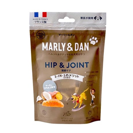 MARLY&DAN マーリー＆ダン ジャーキースナック 関節ケア 80g 犬用おやつ ドッグフード