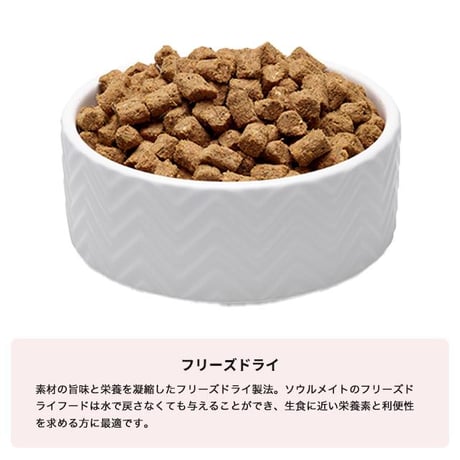 SoulMate ソウルメイト ドッグ フリーズドライ シーフード お試しサイズ 20g/400g 犬のごはん ドッグフード ドライフード