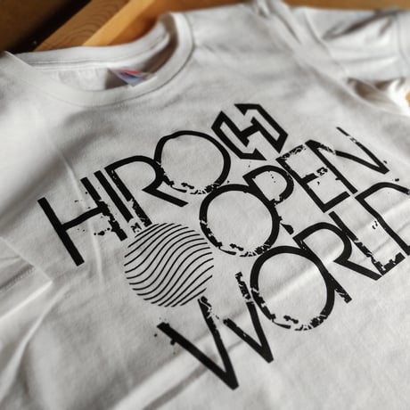 OpenWorld / T-Shirt & Long Sleeve (S,M,L,XL-size) / WHT【受注生産】