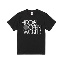 OpenWorld / T-Shirt(S,M,L,XL-size) / BLK【受注生産】