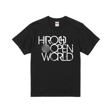 OpenWorld / T-Shirt(S,M,L,XL-size) / BLK【受注生産】