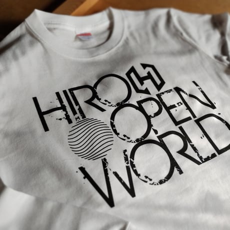 OpenWorld / T-Shirt & Long Sleeve (S,M,L,XL-size) / WHT【受注生産】