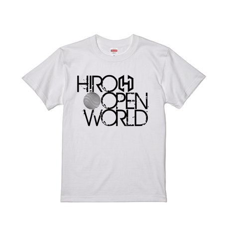 OpenWorld / T-Shirt & Long Sleeve (S,M,L,XL-size) / WHT【受注生産】