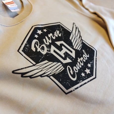BurnControl Sweat & Hoodie Late 2023 (S,M,L,XL) - Sandbeige / Indigo【受注生産】