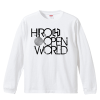 OpenWorld / T-Shirt & Long Sleeve (S,M,L,XL-size) / WHT【受注生産】