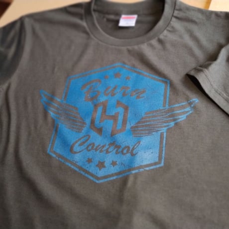 BurnControl T-Shirt (S,M,L,XL) - White / Navy / Charcoal / Sumi - Sticker included!【受注生産】